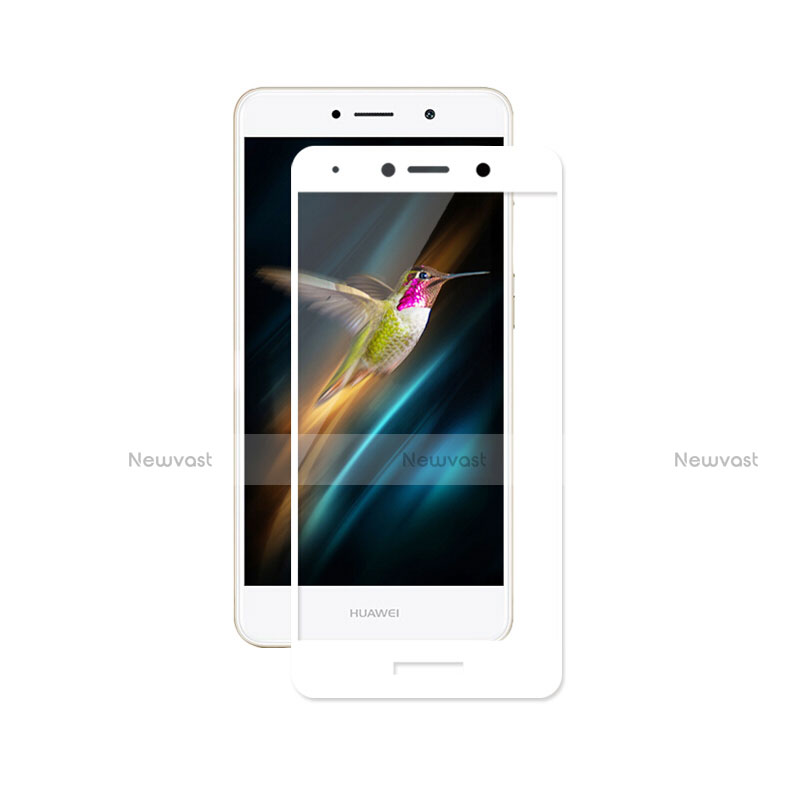 Ultra Clear Full Screen Protector Tempered Glass for Huawei Y7 Prime White