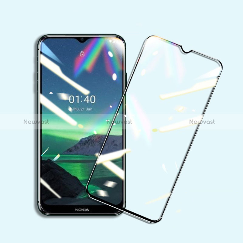 Ultra Clear Full Screen Protector Tempered Glass for Nokia 1.4 Black