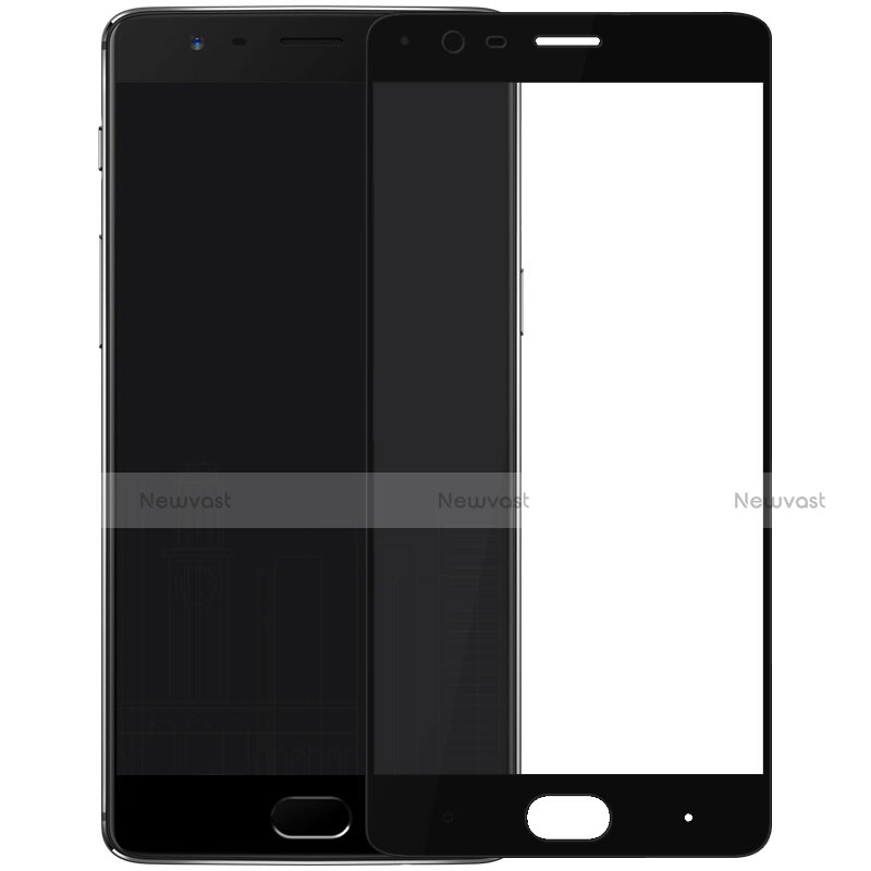 Ultra Clear Full Screen Protector Tempered Glass for OnePlus 3 Black