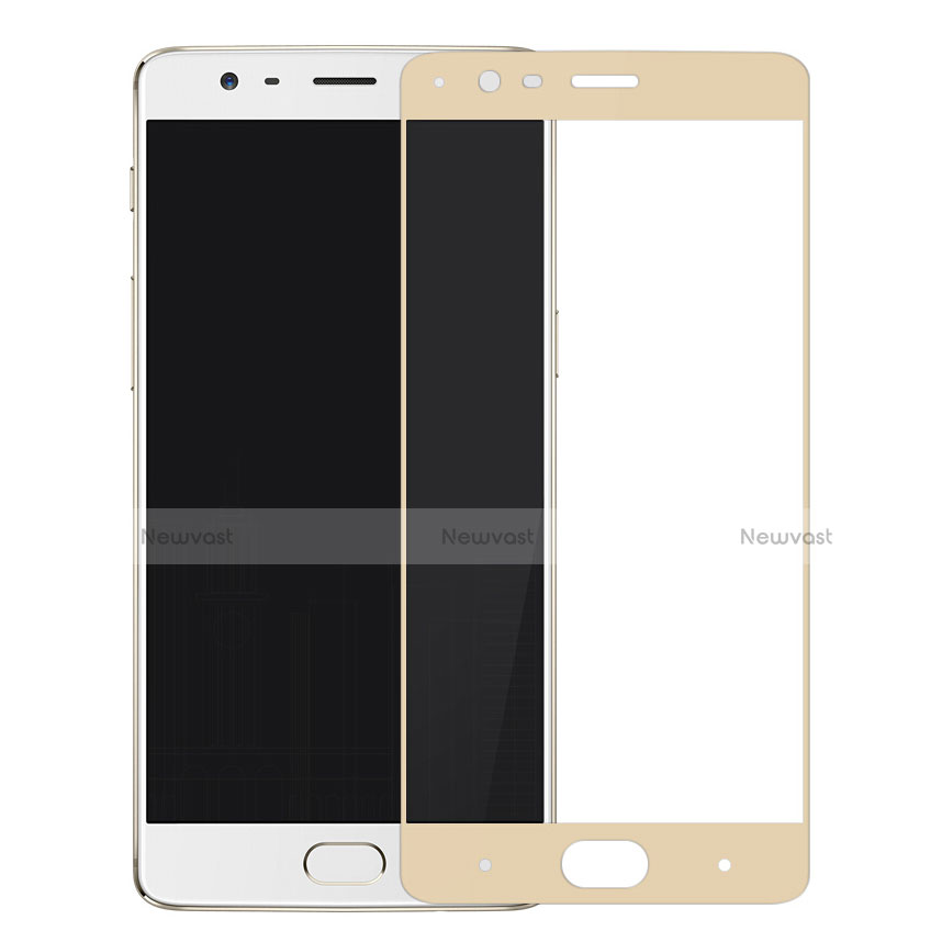 Ultra Clear Full Screen Protector Tempered Glass for OnePlus 3T Gold