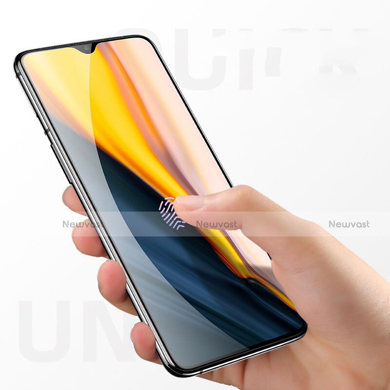 Ultra Clear Full Screen Protector Tempered Glass for OnePlus 7 Black