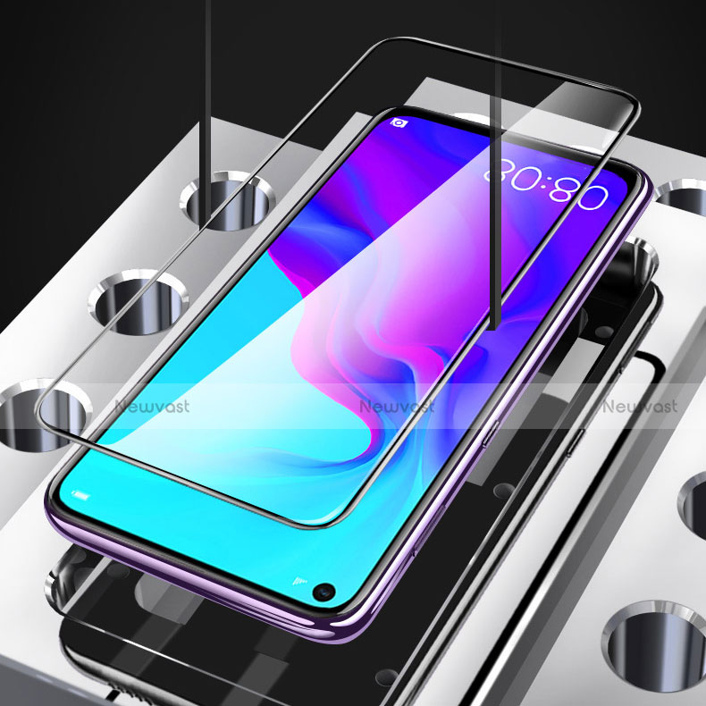 Ultra Clear Full Screen Protector Tempered Glass for Oppo A92 Black