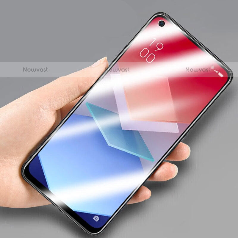 Ultra Clear Full Screen Protector Tempered Glass for Oppo A95 5G Black