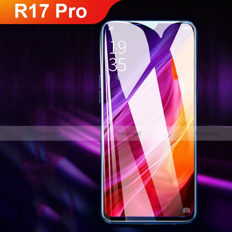 Ultra Clear Full Screen Protector Tempered Glass for Oppo R17 Pro Black