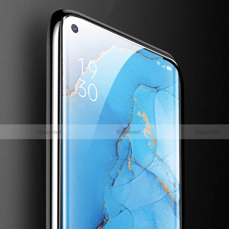 Ultra Clear Full Screen Protector Tempered Glass for Oppo Reno3 Pro Black