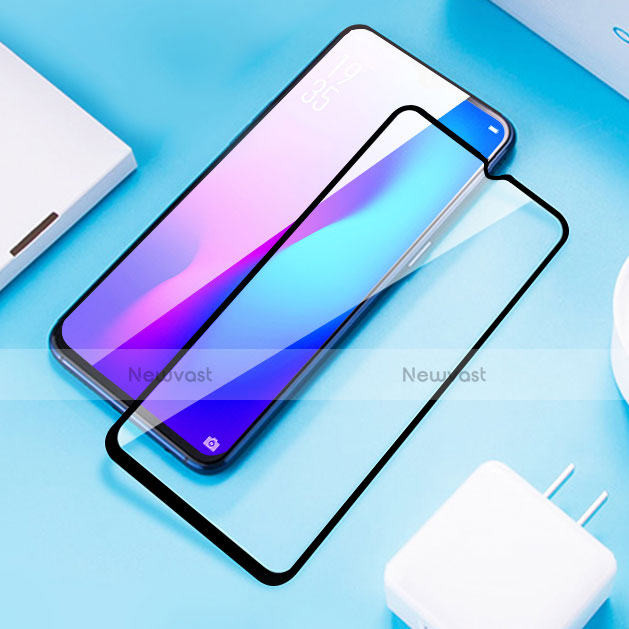 Ultra Clear Full Screen Protector Tempered Glass for Oppo RX17 Pro Black