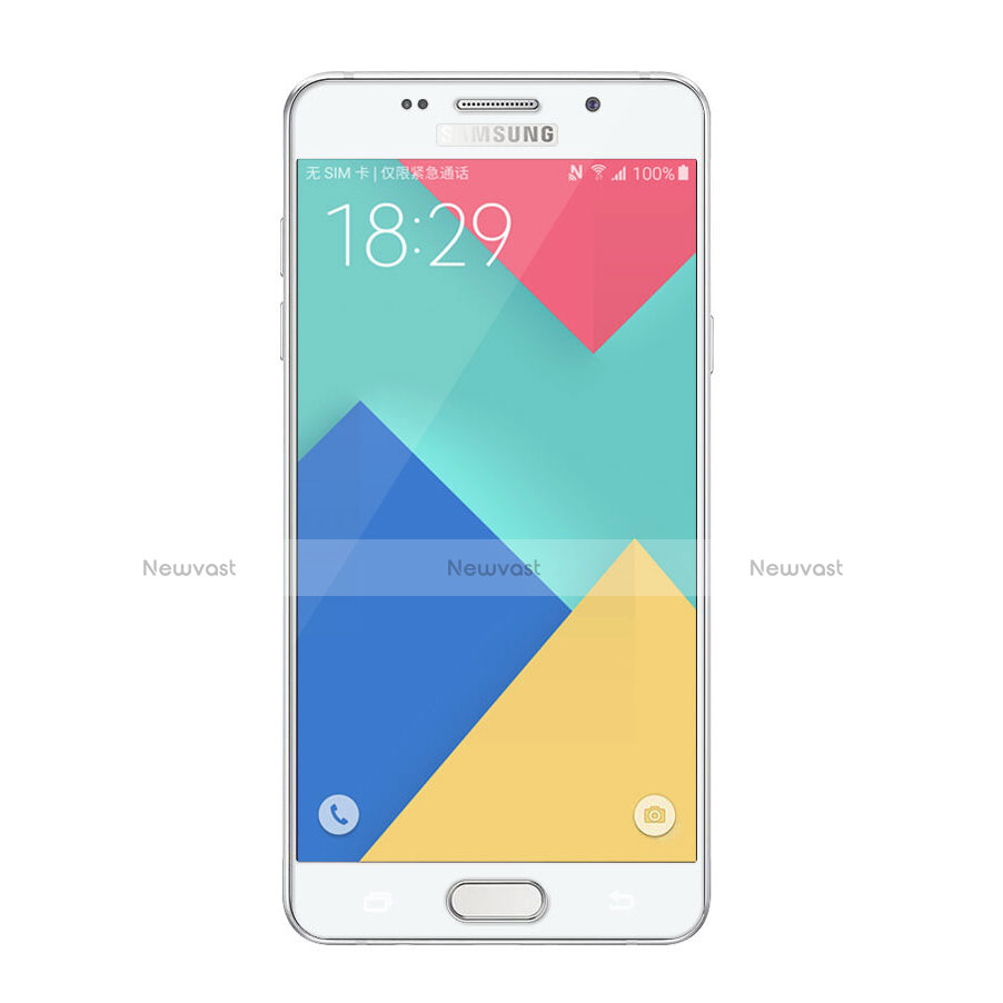 Ultra Clear Full Screen Protector Tempered Glass for Samsung Galaxy A5 (2016) SM-A510F White