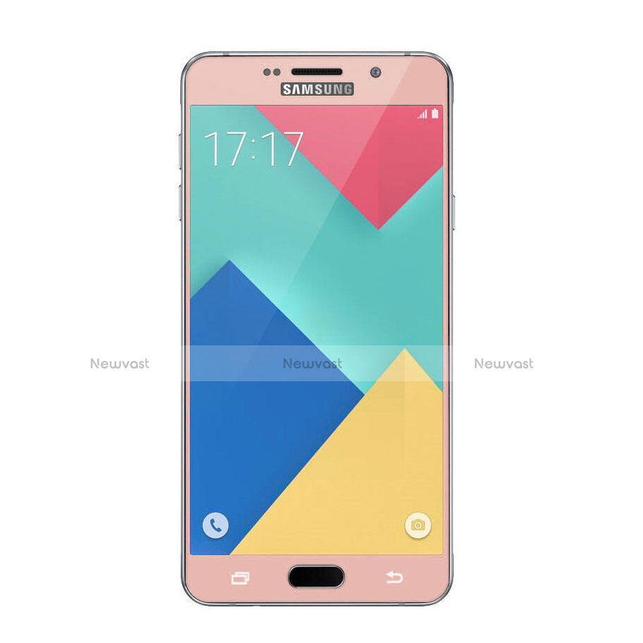 Ultra Clear Full Screen Protector Tempered Glass for Samsung Galaxy A7 (2016) A7100 Rose Gold