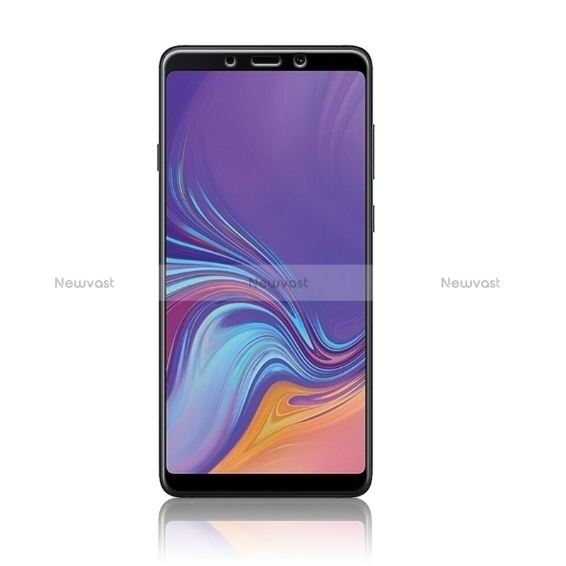 Ultra Clear Full Screen Protector Tempered Glass for Samsung Galaxy A9 (2018) A920 Black