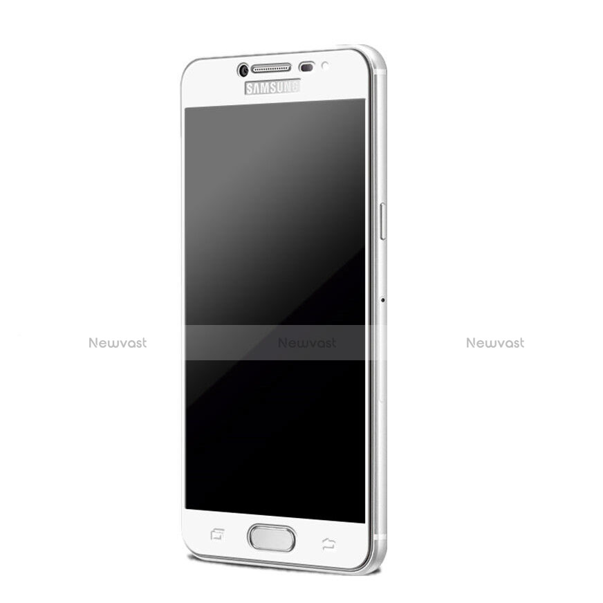 Ultra Clear Full Screen Protector Tempered Glass for Samsung Galaxy C5 SM-C5000 White