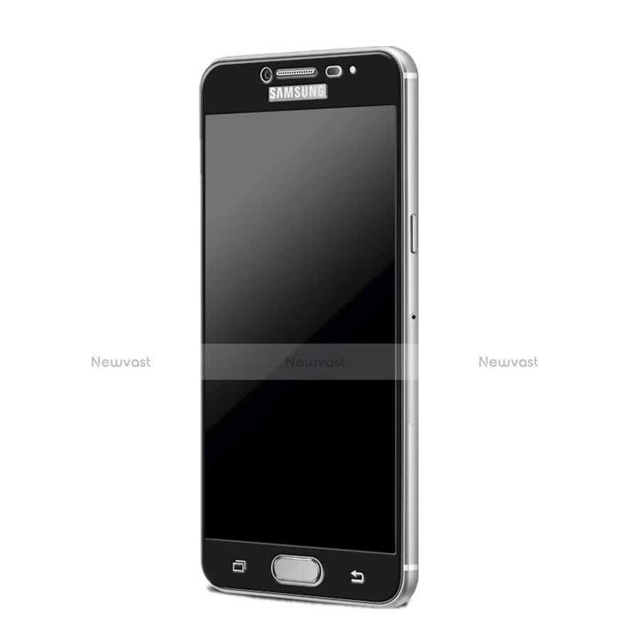 Ultra Clear Full Screen Protector Tempered Glass for Samsung Galaxy C7 SM-C7000 Black