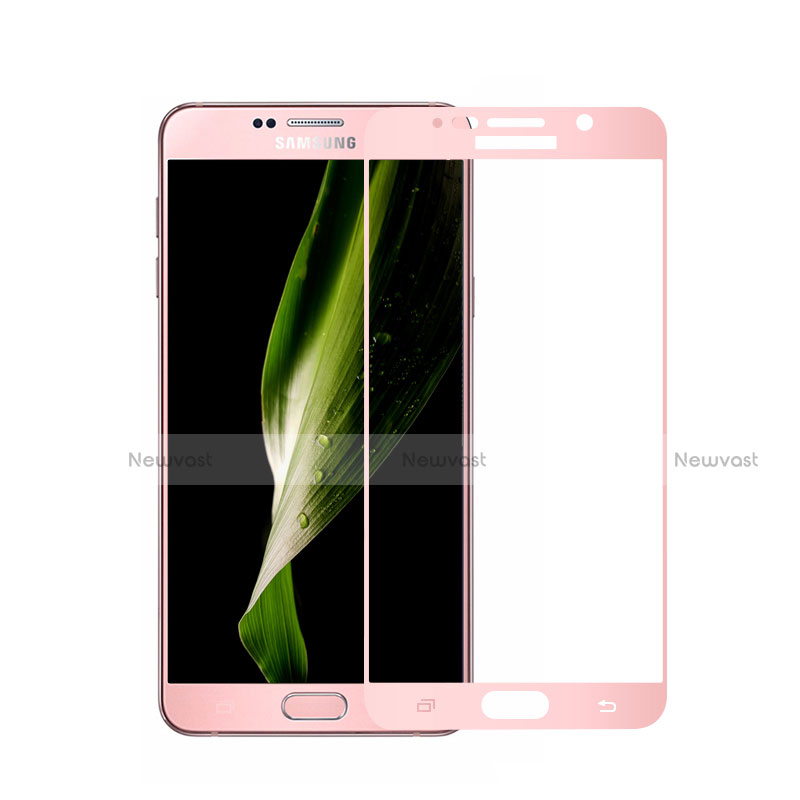 Ultra Clear Full Screen Protector Tempered Glass for Samsung Galaxy Note 5 N9200 N920 N920F Pink