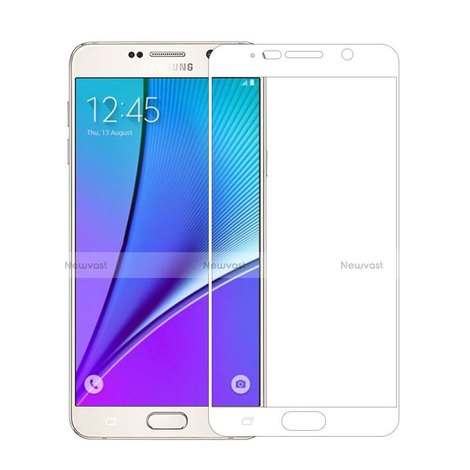 Ultra Clear Full Screen Protector Tempered Glass for Samsung Galaxy Note 5 N9200 N920 N920F White