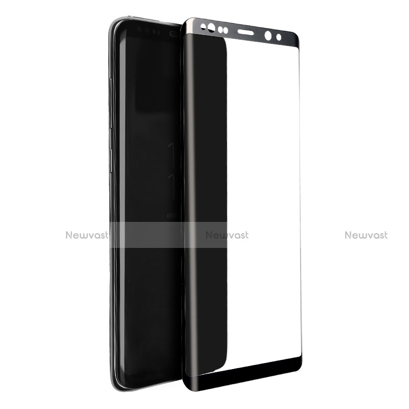 Ultra Clear Full Screen Protector Tempered Glass for Samsung Galaxy Note 8 Duos N950F Black