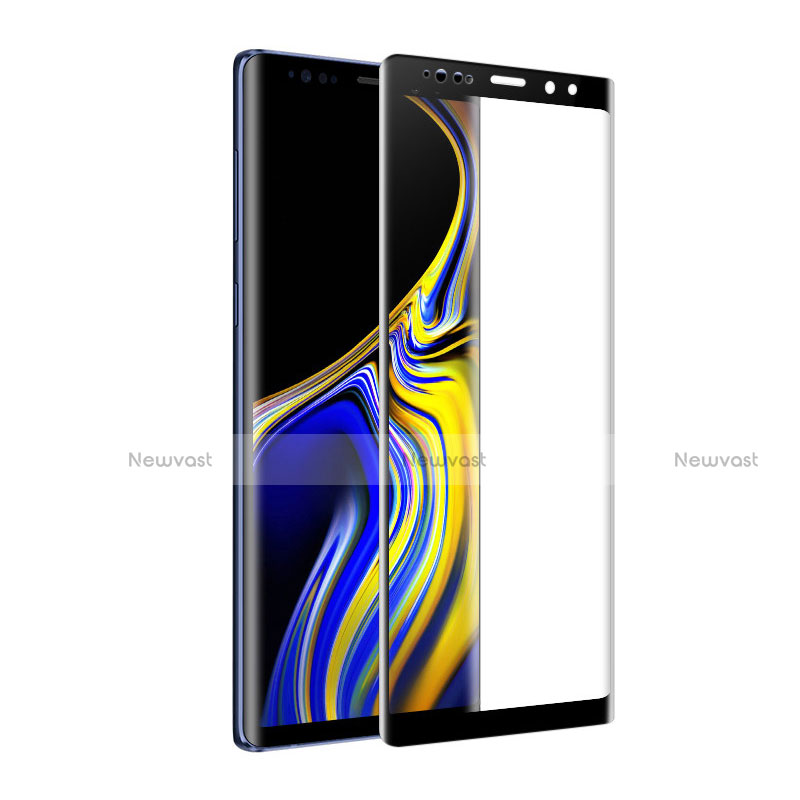 Ultra Clear Full Screen Protector Tempered Glass for Samsung Galaxy Note 9 Black