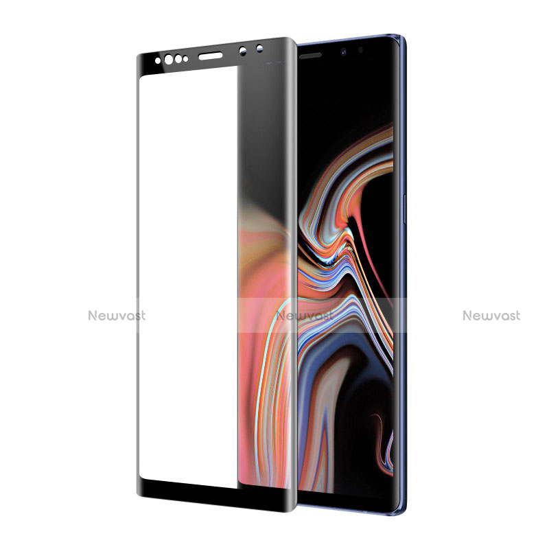 Ultra Clear Full Screen Protector Tempered Glass for Samsung Galaxy Note 9 Black