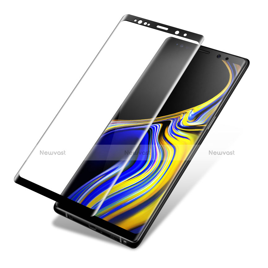 Ultra Clear Full Screen Protector Tempered Glass for Samsung Galaxy Note 9 Black