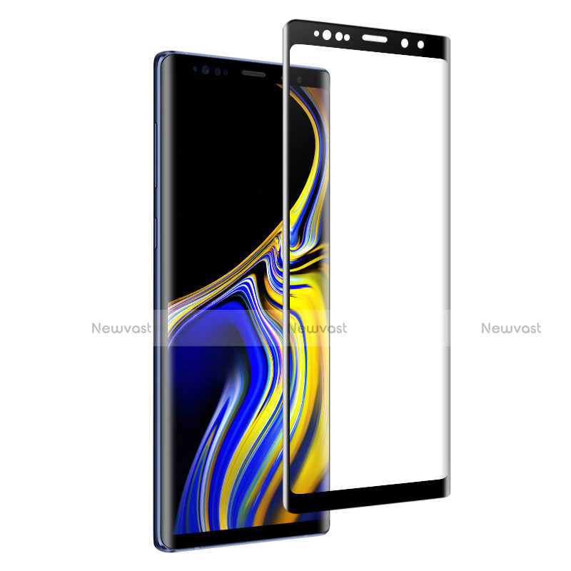 Ultra Clear Full Screen Protector Tempered Glass for Samsung Galaxy Note 9 Black