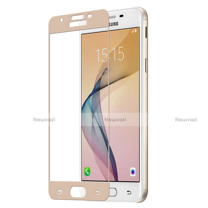 Ultra Clear Full Screen Protector Tempered Glass for Samsung Galaxy On5 (2016) G570 G570F Gold