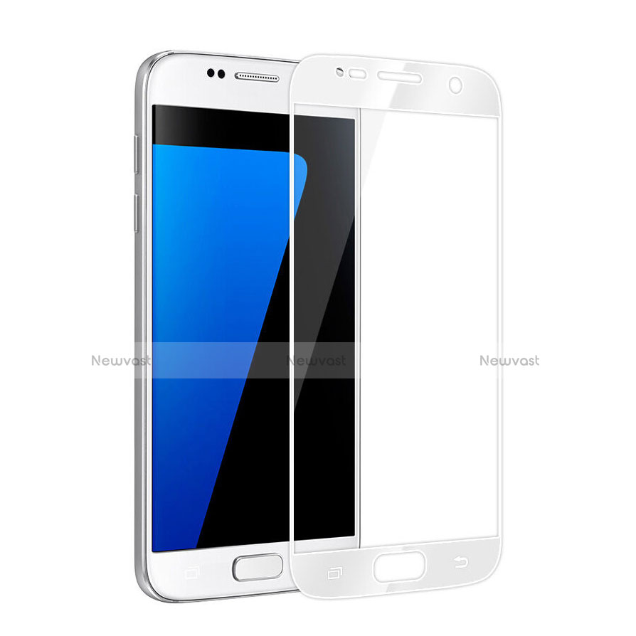 Ultra Clear Full Screen Protector Tempered Glass for Samsung Galaxy S6 SM-G920 White