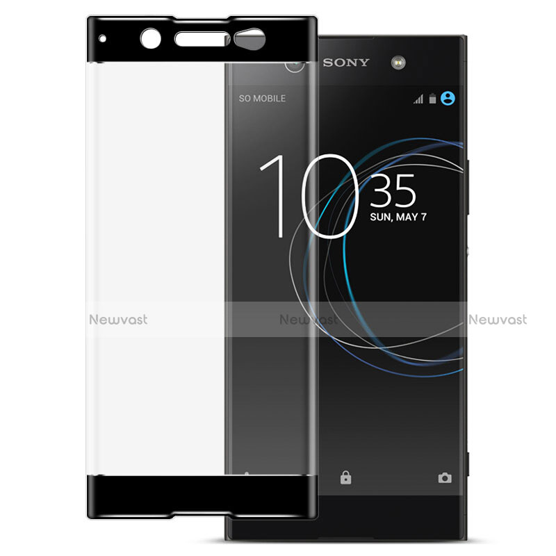 Ultra Clear Full Screen Protector Tempered Glass for Sony Xperia XA1 Ultra Black