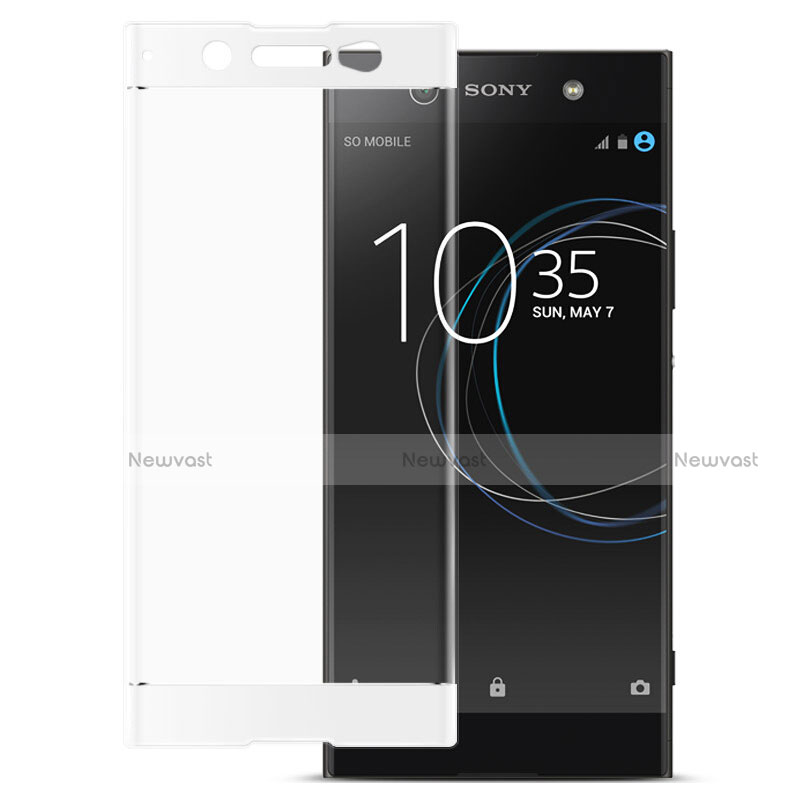 Ultra Clear Full Screen Protector Tempered Glass for Sony Xperia XA1 Ultra White