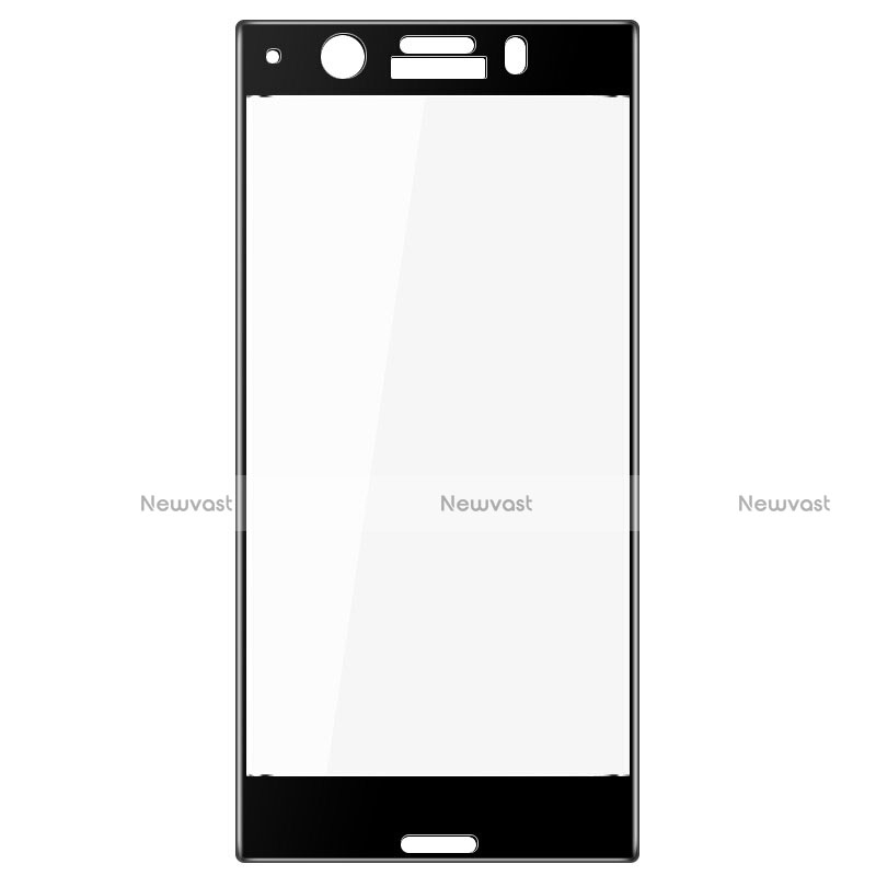 Ultra Clear Full Screen Protector Tempered Glass for Sony Xperia XZ1 Compact Black