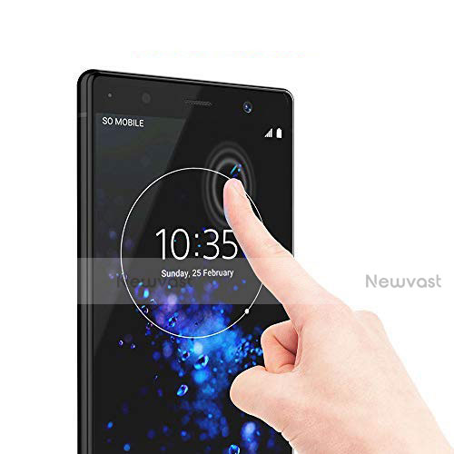 Ultra Clear Full Screen Protector Tempered Glass for Sony Xperia XZ2 Premium Black