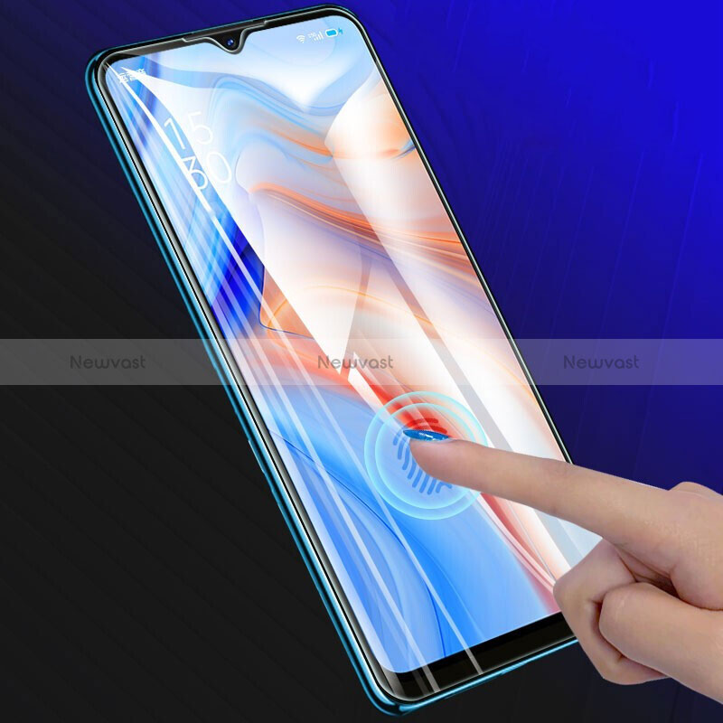 Ultra Clear Full Screen Protector Tempered Glass for Vivo T1 5G India Black