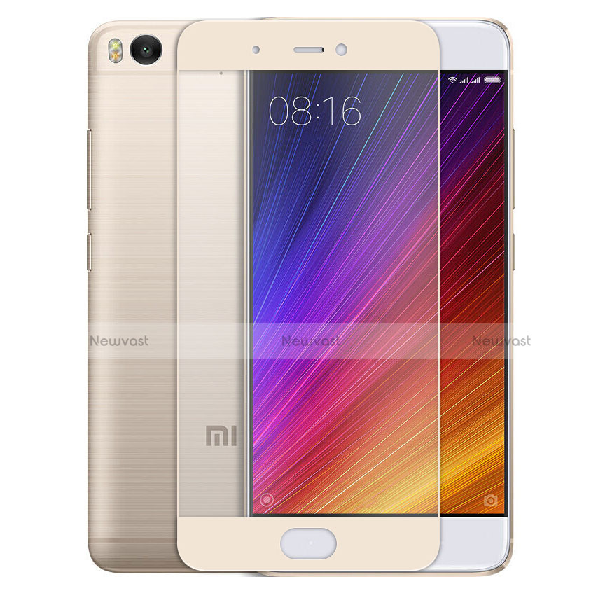 Ultra Clear Full Screen Protector Tempered Glass for Xiaomi Mi 5S 4G Gold