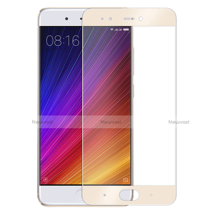 Ultra Clear Full Screen Protector Tempered Glass for Xiaomi Mi 5S Gold