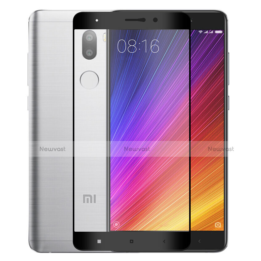 Ultra Clear Full Screen Protector Tempered Glass for Xiaomi Mi 5S Plus Black