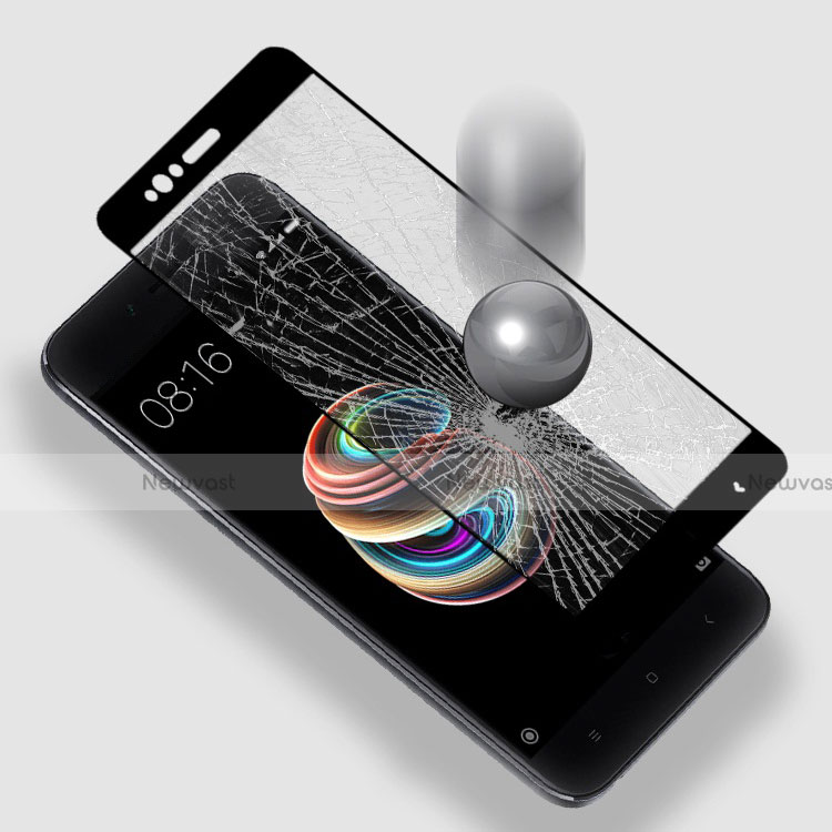 Ultra Clear Full Screen Protector Tempered Glass for Xiaomi Mi 5X Black