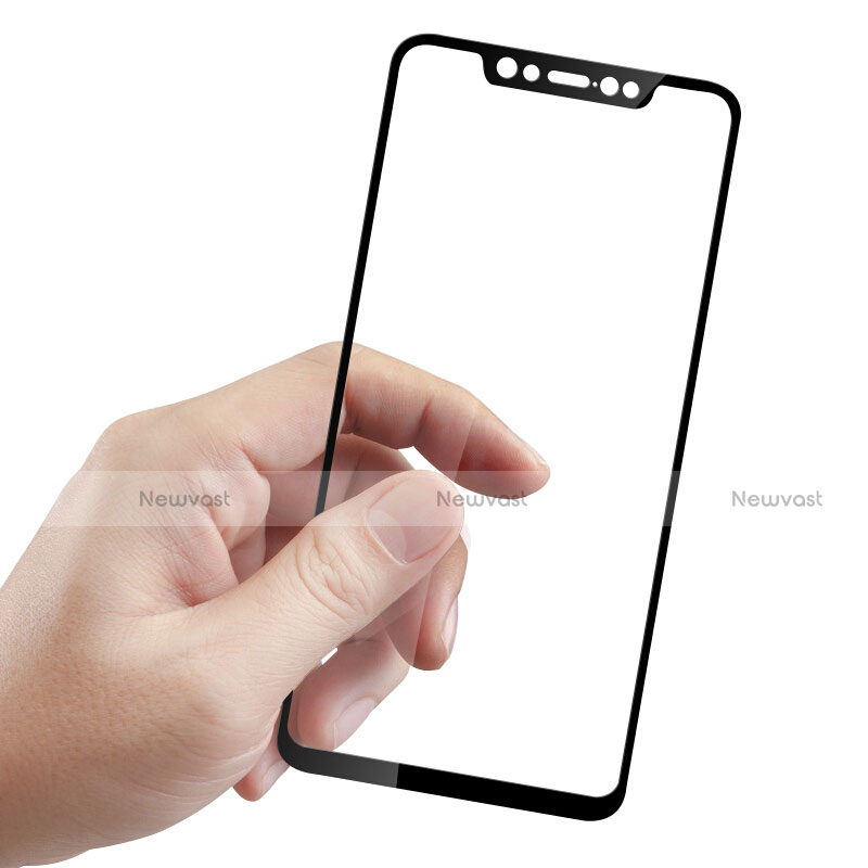 Ultra Clear Full Screen Protector Tempered Glass for Xiaomi Mi 8 Black