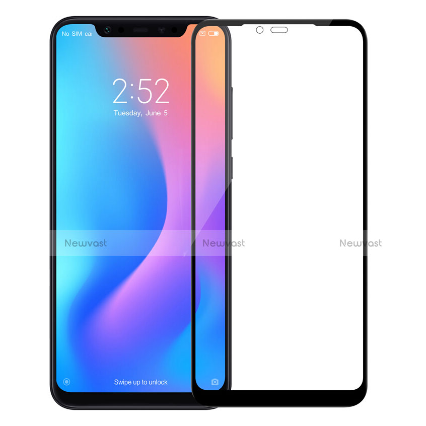 Ultra Clear Full Screen Protector Tempered Glass for Xiaomi Mi 8 Screen Fingerprint Edition Black