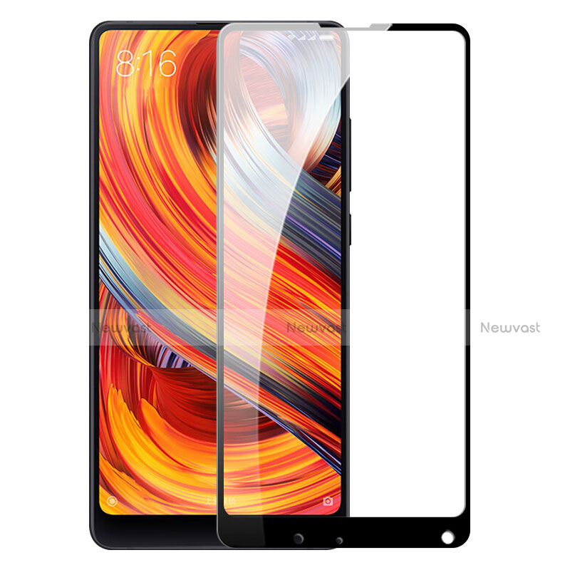 Ultra Clear Full Screen Protector Tempered Glass for Xiaomi Mi Mix 2 Black