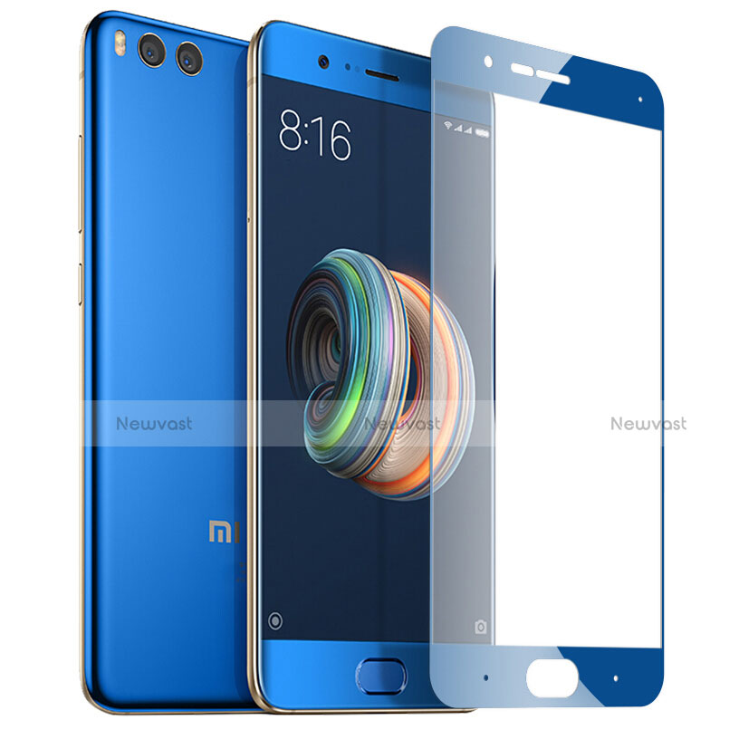 Ultra Clear Full Screen Protector Tempered Glass for Xiaomi Mi Note 3 Blue