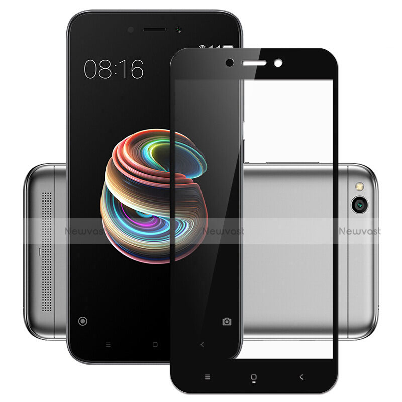 Ultra Clear Full Screen Protector Tempered Glass for Xiaomi Redmi 5A Black