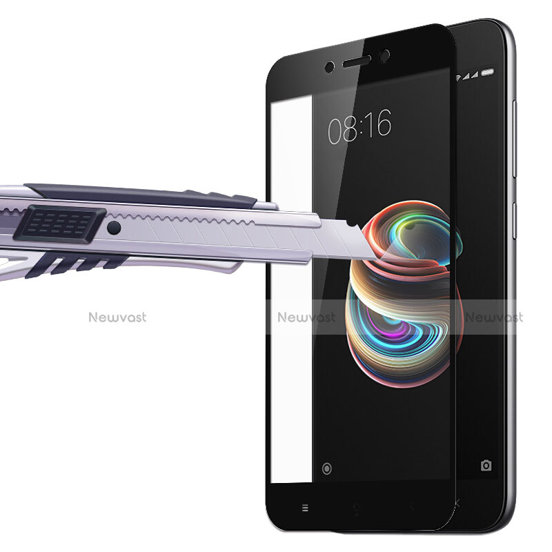 Ultra Clear Full Screen Protector Tempered Glass for Xiaomi Redmi 5A Black