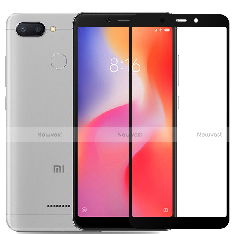 Ultra Clear Full Screen Protector Tempered Glass for Xiaomi Redmi 6 Black