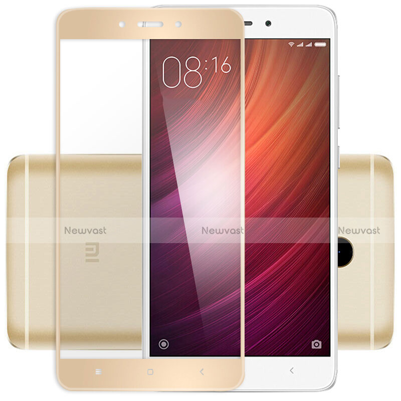 Ultra Clear Full Screen Protector Tempered Glass for Xiaomi Redmi Note 4 Standard Edition Gold