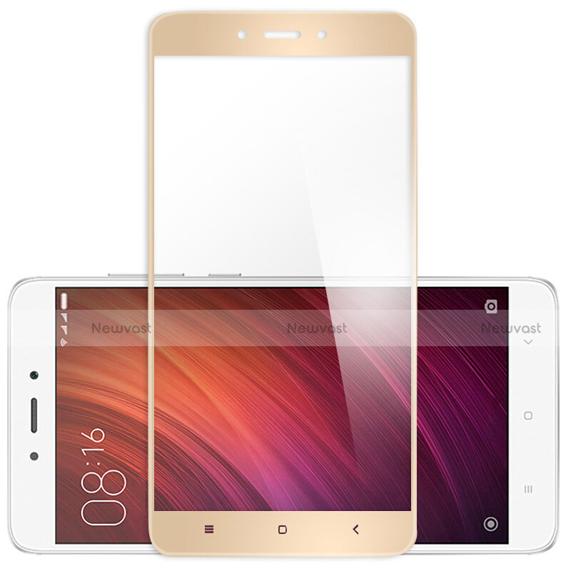 Ultra Clear Full Screen Protector Tempered Glass for Xiaomi Redmi Note 4 Standard Edition Gold