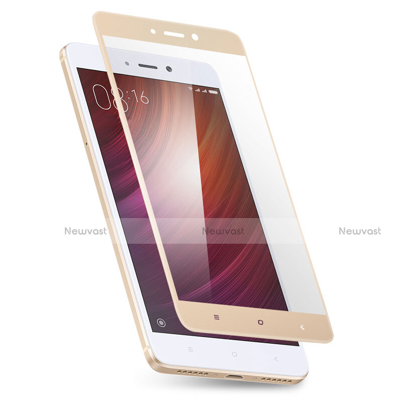 Ultra Clear Full Screen Protector Tempered Glass for Xiaomi Redmi Note 4 Standard Edition Gold