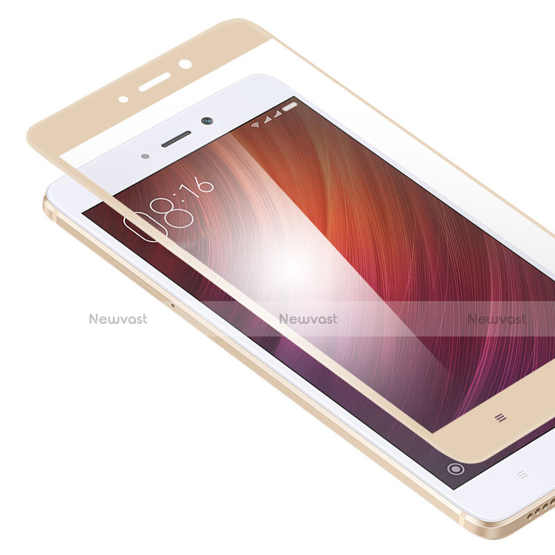 Ultra Clear Full Screen Protector Tempered Glass for Xiaomi Redmi Note 4 Standard Edition Gold