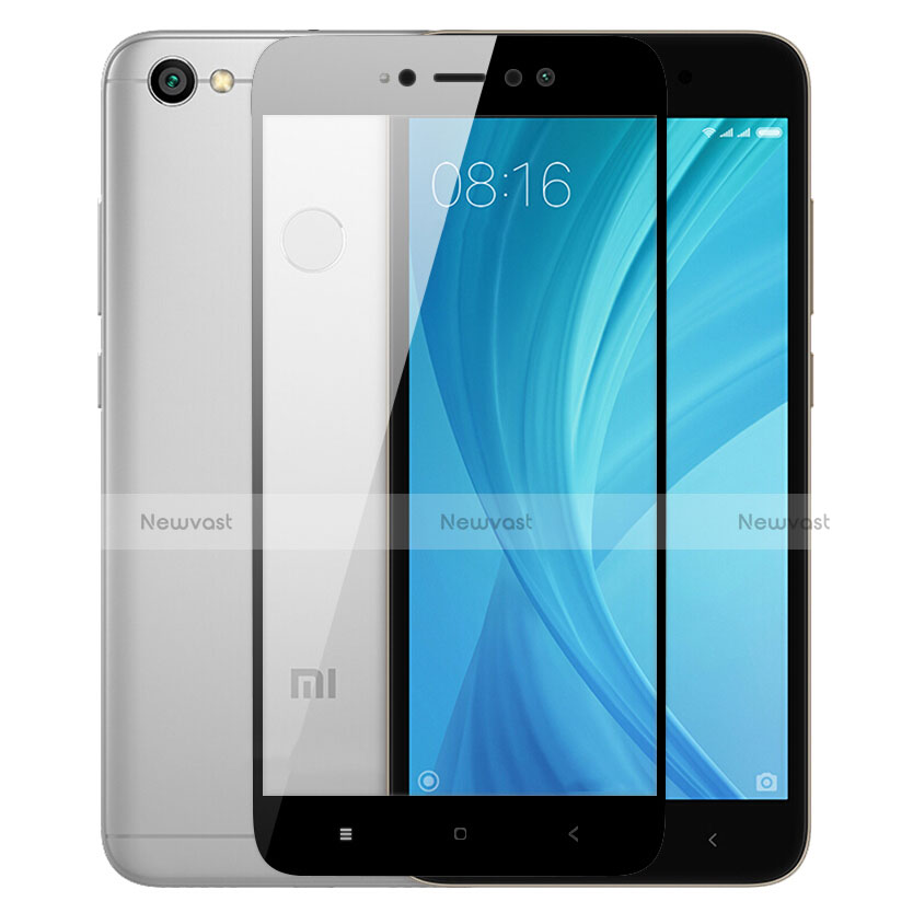 Ultra Clear Full Screen Protector Tempered Glass for Xiaomi Redmi Y1 Black