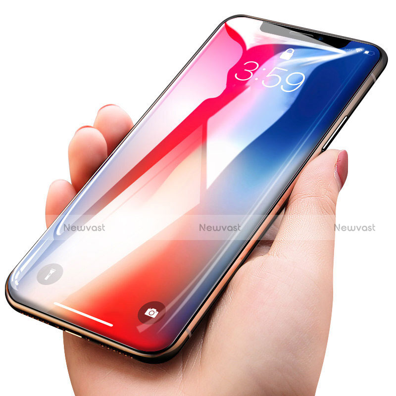 Ultra Clear Full Screen Protector Tempered Glass T19 for Apple iPhone Xs Black