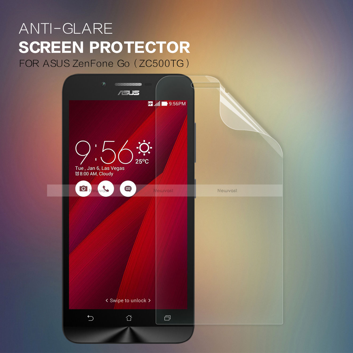 Ultra Clear Screen Protector Film for Asus Zenfone Go ZC500TG Clear