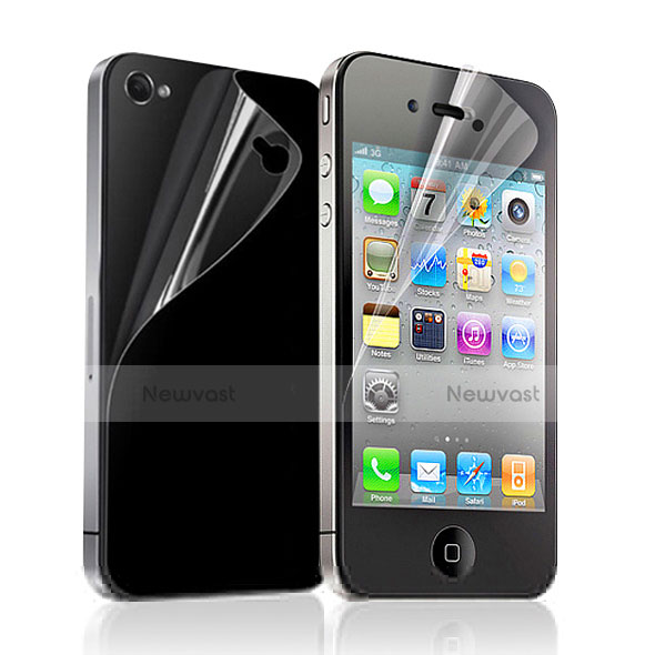 Ultra Clear Screen Protector Front and Back Film for Apple iPhone 4 Clear