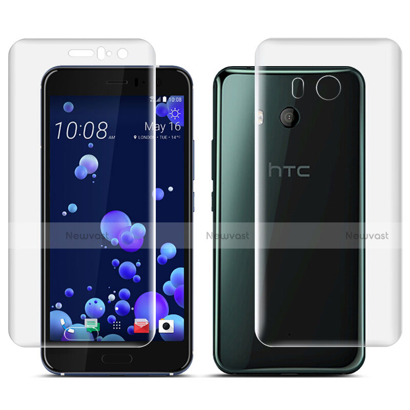 Ultra Clear Screen Protector Front and Back Film for HTC U11 Clear