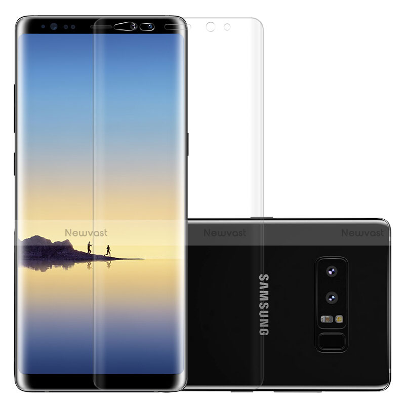 Ultra Clear Screen Protector Front and Back Film for Samsung Galaxy Note 8 Duos N950F Clear